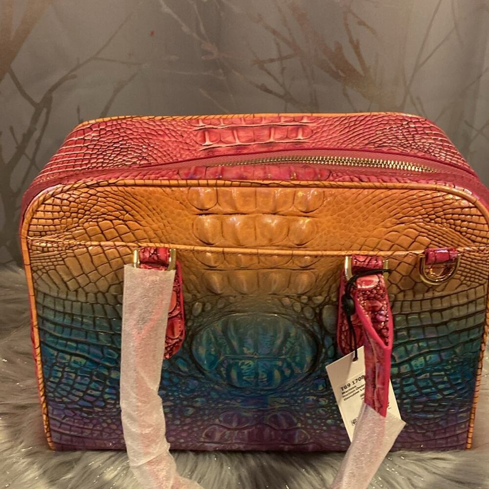 BNWT BRAHMIN Marissa Horizon Ombre Melbourne Leather Handbag - Picture 10 of 11